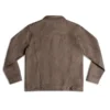 Mens Selvedge Trucker brown Denim Jacket