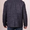 Mens Ulverston Navy Pea Coat Back