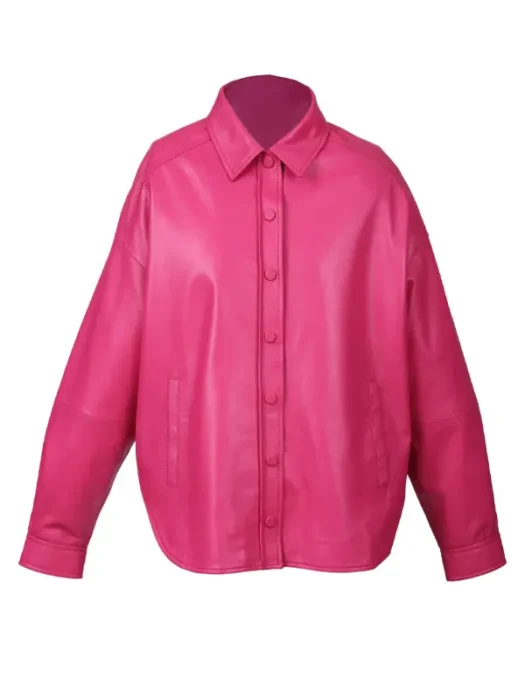 Mia Oversized Leather Shirt