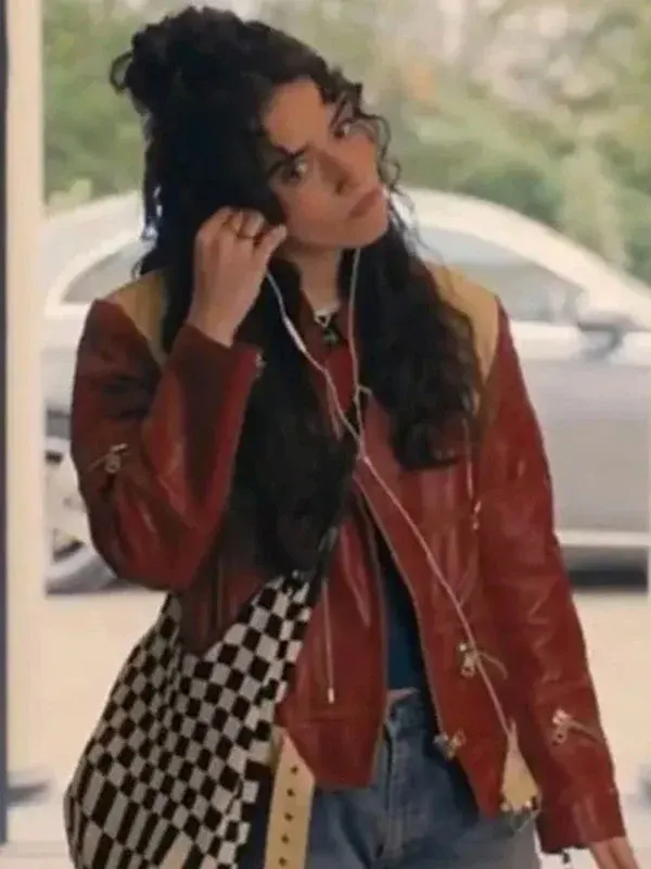 My Fault London 2025 Asha Banks red leather Jacket