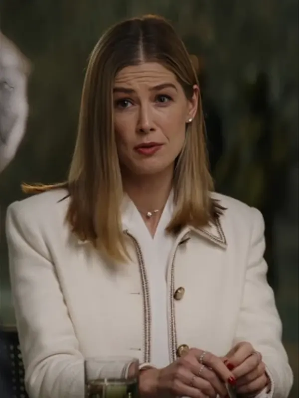 Now You See Me S03 Rosamund Pike White Jacket
