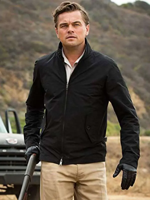 Once Upon a Time in Hollywood Leonardo Dicaprio Black Jacket