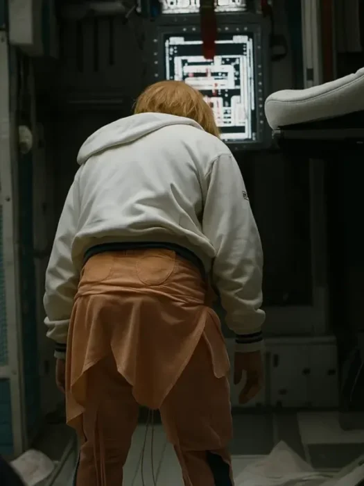 Project Hail Mary Ryan Gosling White Hoodie Back