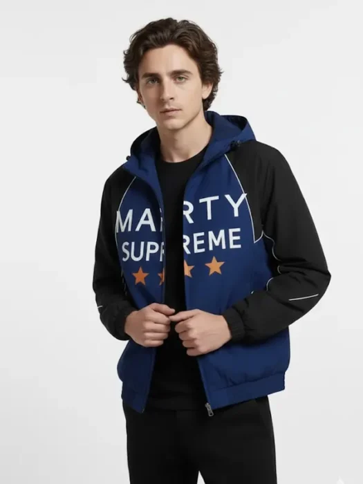 Re-Creation – Timothee Chalamet Marty Supreme Jacket Hoodie