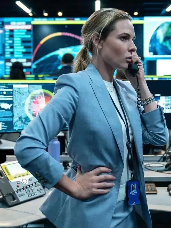 Rebecca Ferguson A House of Dynamite Blue Blazer