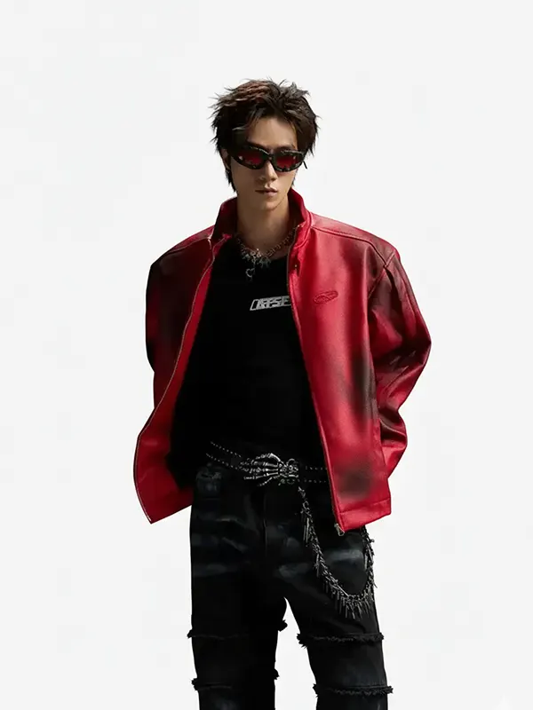 Retro Luxury Vintage Leather Jacket