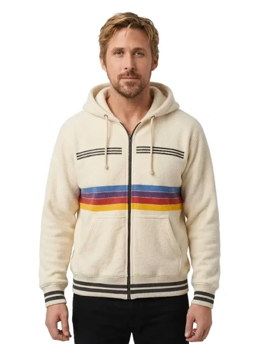 Ryan Gosling White Hoodie