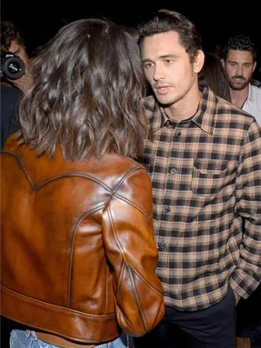 Selena Brown Leather Jacket