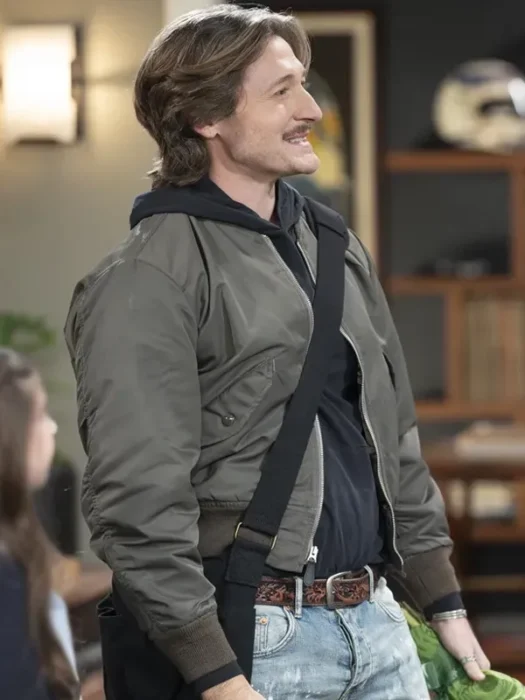 Shifting Gears Jimmy Grey Bomber Jacket