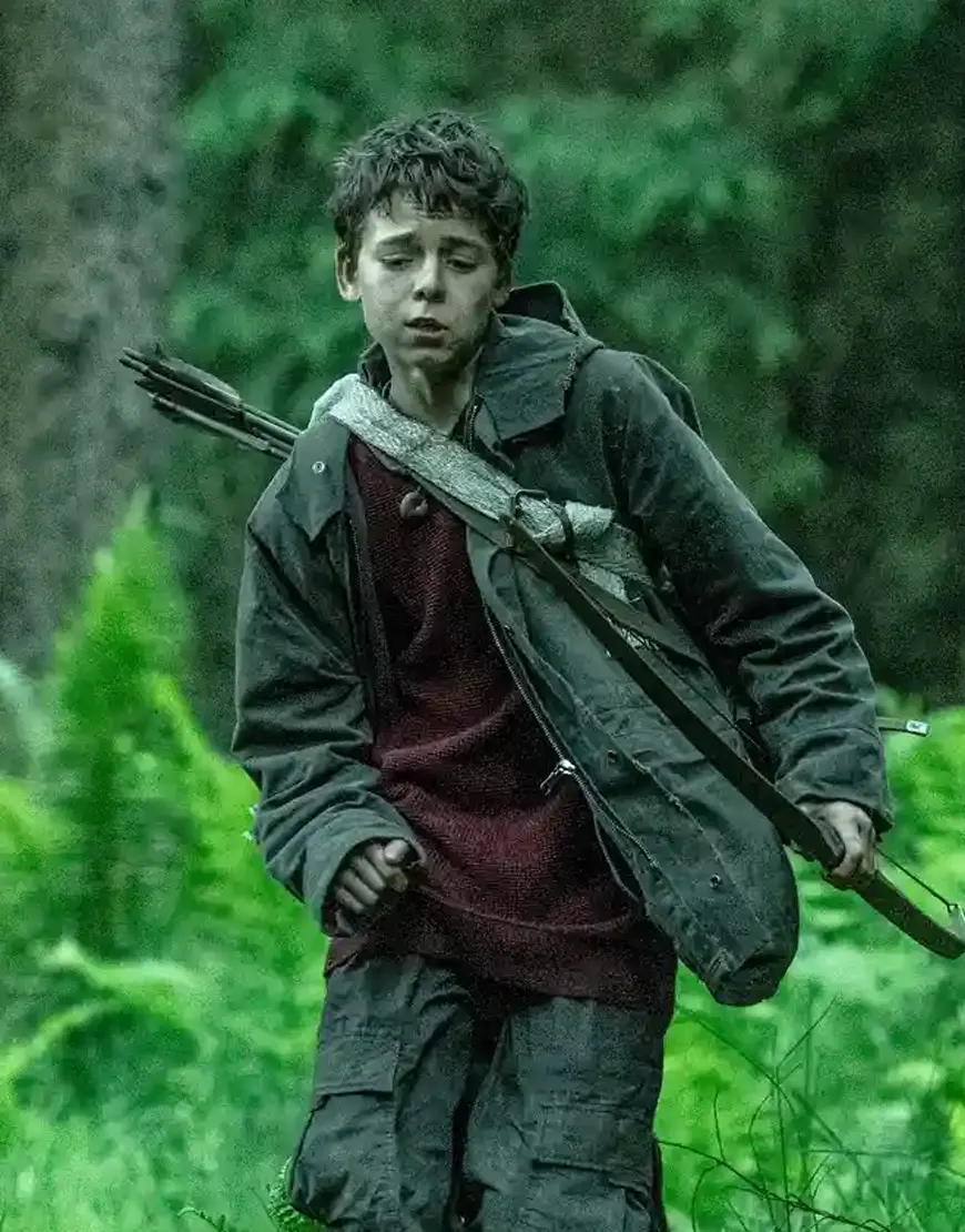 Spike 28 Years Later Green Cotton Jacket