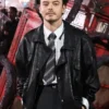 Stranger Things UK Screening Charlie Heaton Leather Jacket