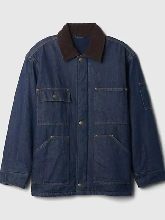 Tara Wilson Murder in a Small Town blue Denim Jacket