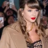 Taylor Swift Wool Beige Coat