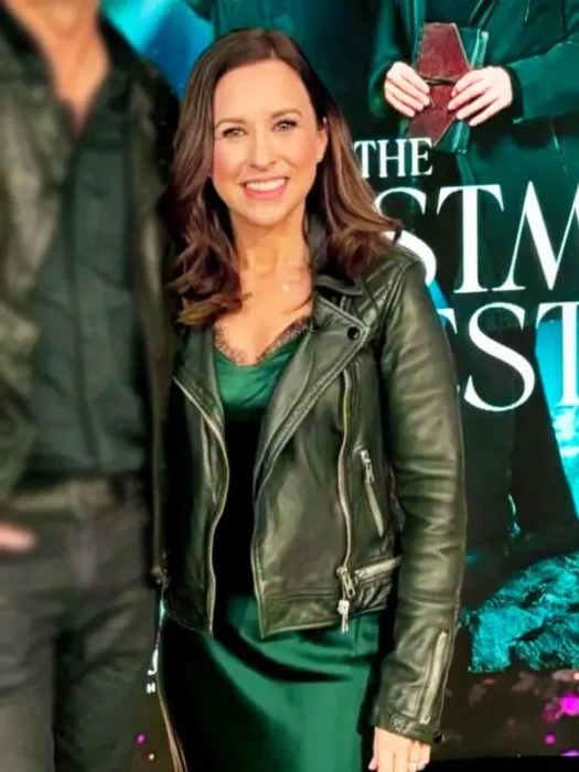 The Christmas Quest Lacey Chabert Leather Jacket