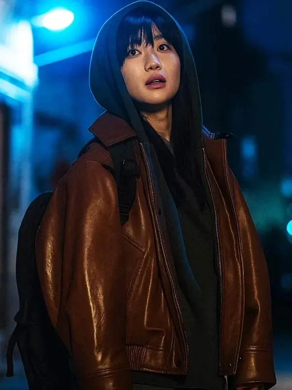 The Defects Won Jin-ah Brown jacket