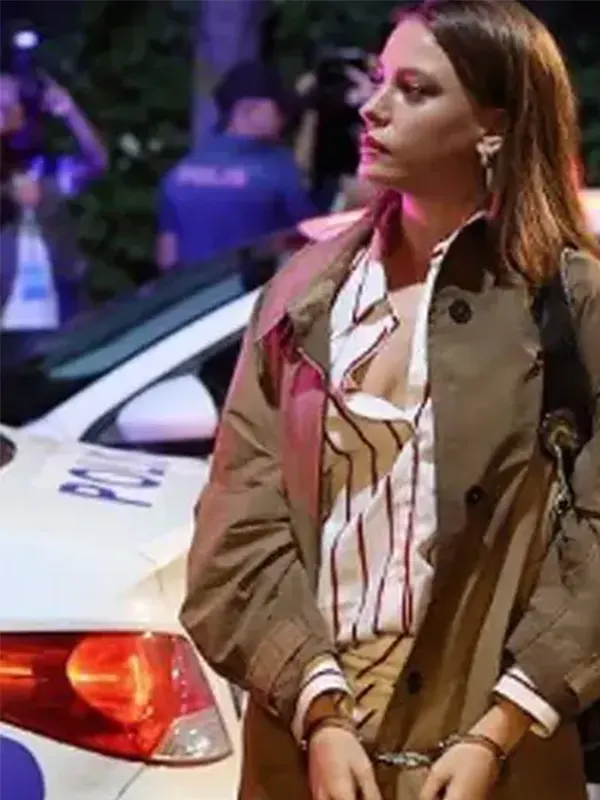 The Family Devin Akin Brown Coat