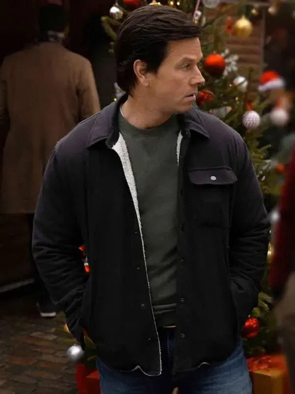 The Family Plan 2 Mark Wahlberg Black Jacket