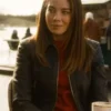 The Family Plan 2 Michelle Monaghan Leather black Jacket