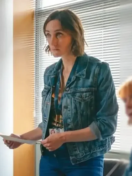 The Marlow Murder Club Cara Horgan Denim blue Jacket