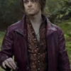 The Witcher Jaskier Maroon Coat