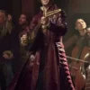 The Witcher Jaskier Maroon long Coat