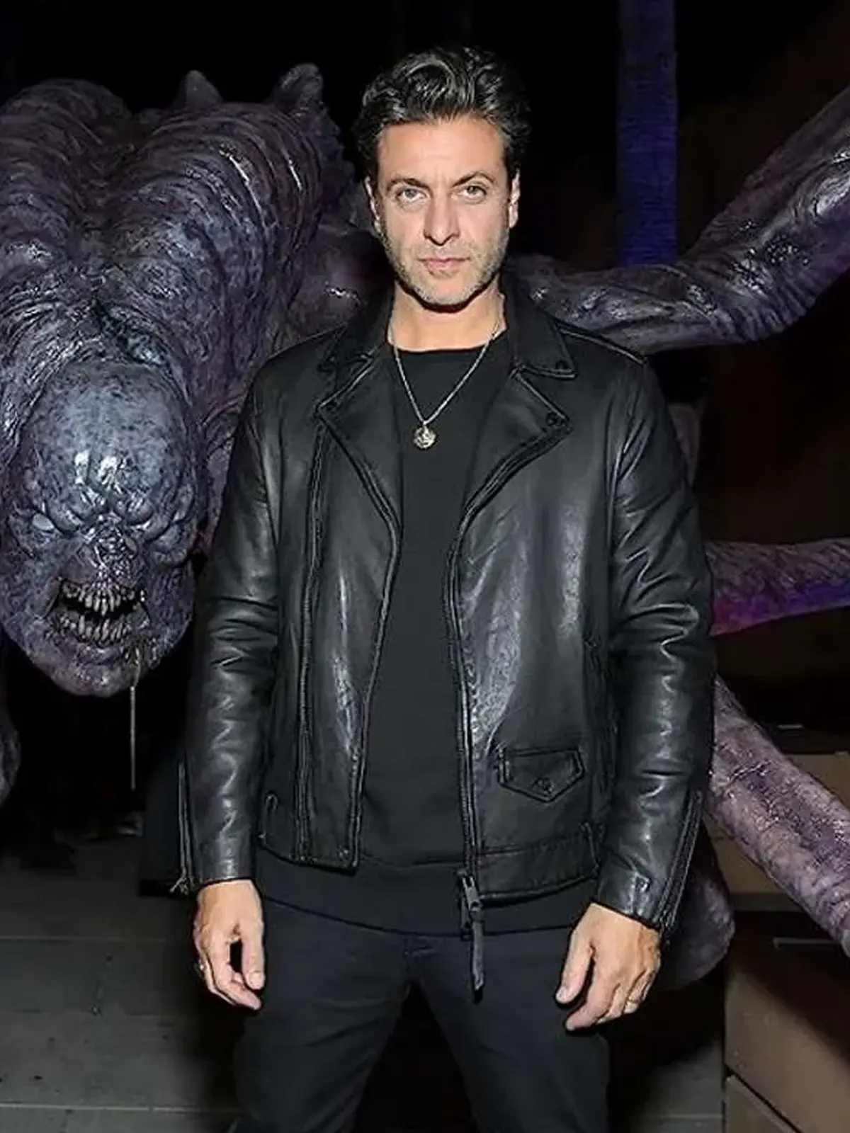 The Witcher Mousesack Black Leather Jacket