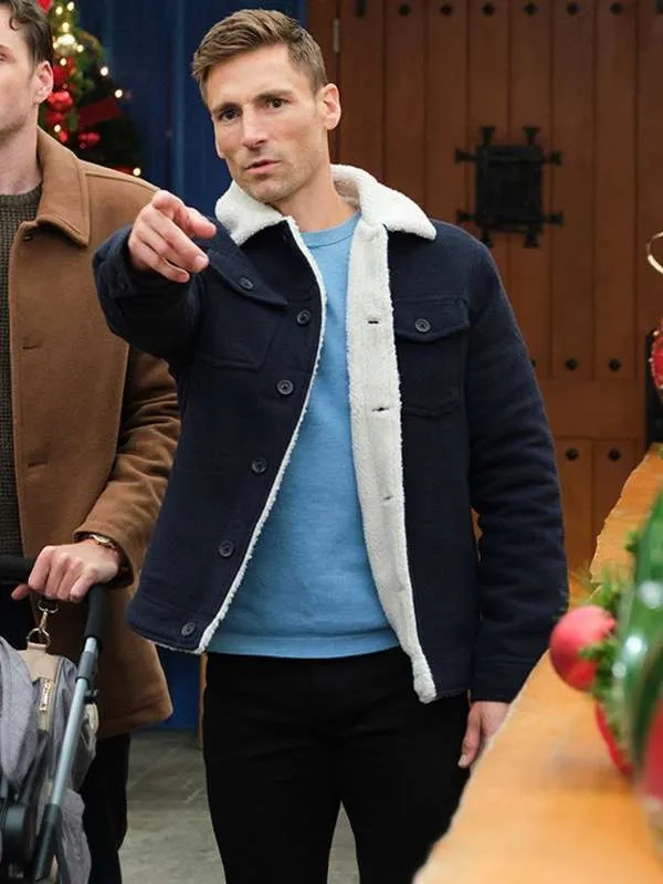 Three Wise Men and a Baby Luke Blue Wool Jacket