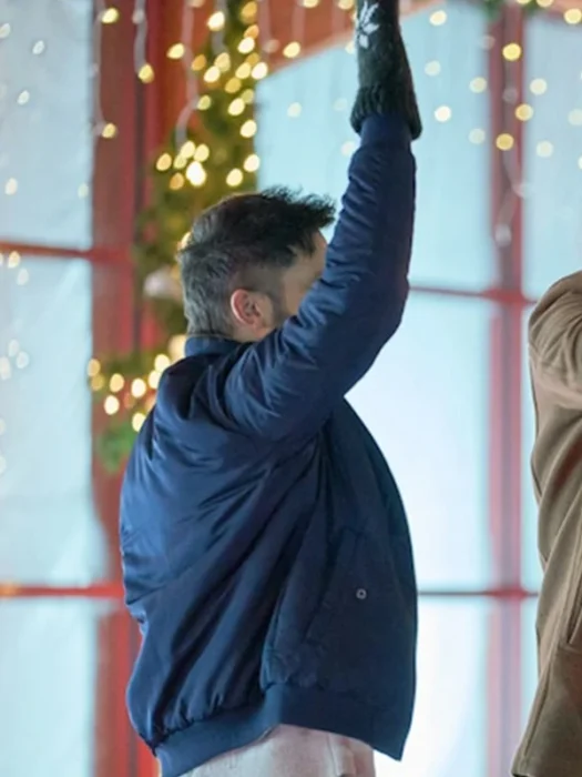 Three Wise Men and a Baby Taylor Bomber blue Jacket