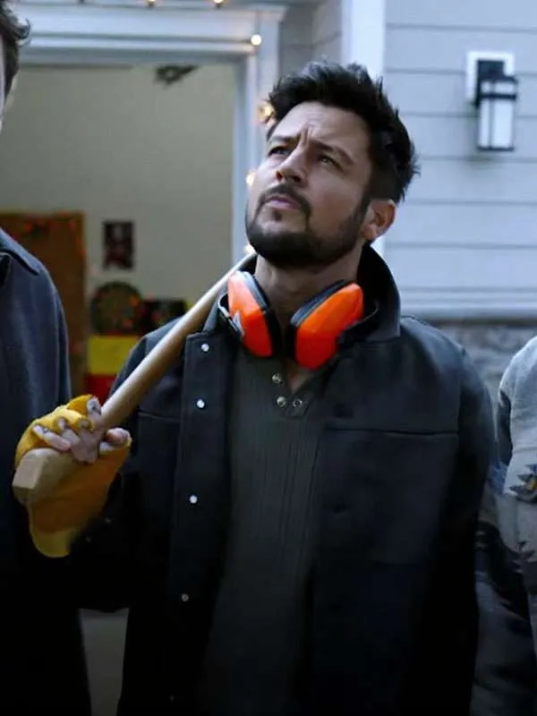 Three Wisest Men Taylor Black Leather Jacket