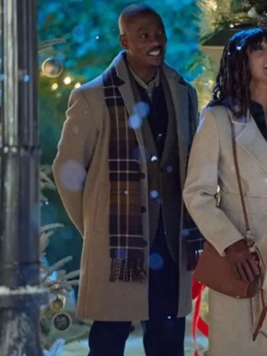 Tidings for the Season Adam Kade Beige Coat