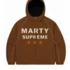Timothee Chalamet Marty Supreme Brown Jacket Hoodie
