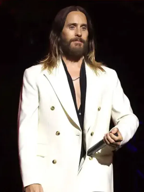 Tron Ares 2025 Jared Leto White Blazer
