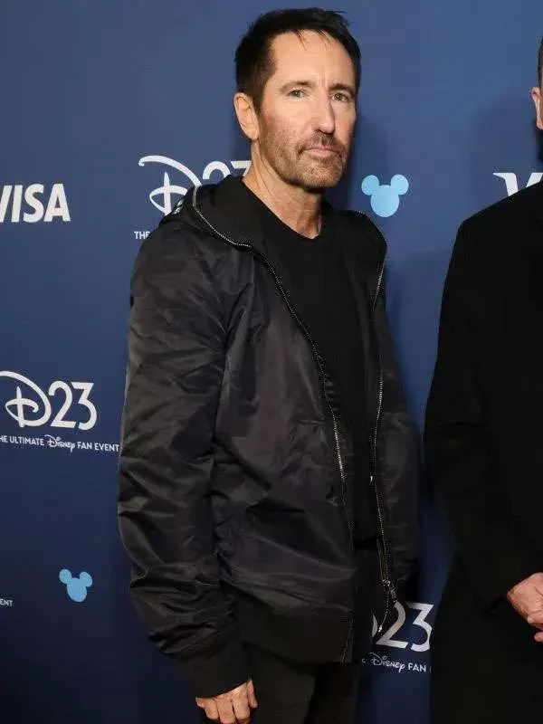 Tron Ares 2025 Trent Reznor Black Bomber Jacket