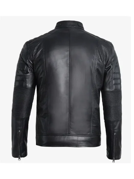 Ultimate Black Leather Jacket Back