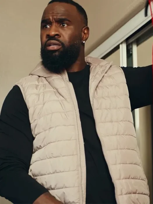 Unexpected Christmas Michael Hooded Puffer Vest