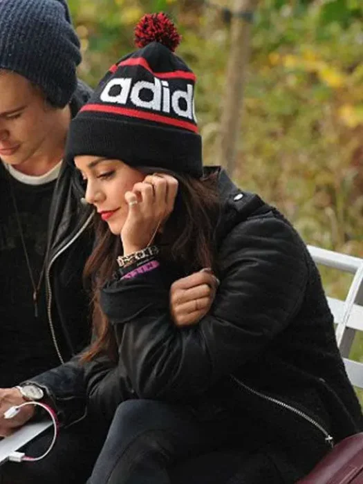 Vanessa Hudgens Black Coat