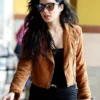 Vanessa Hudgens Brown Leather Jacket