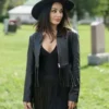 Vanessa Hudgens French Girl 2024 Leather Jacket