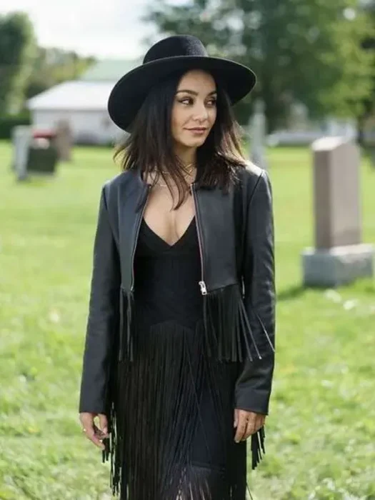 Vanessa Hudgens French Girl 2024 Leather Jacket