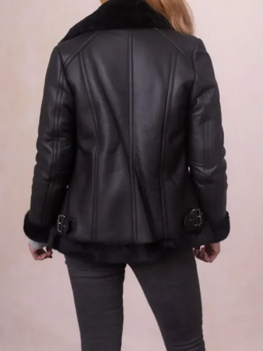 Womens Aviator Sheepskin Jacket