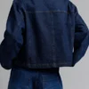 Womens Boxy Denim blue Jacket