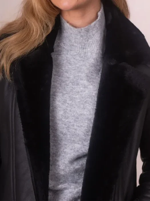 Womens Linthwaite Aviator Sheepskin Jacket