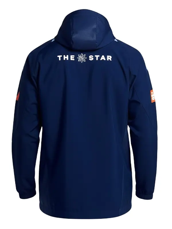 Adidas Blues State of Origin Hooded Jacket Back