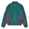 Adidas Womens Green Windbreaker Jacket Back