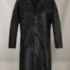 Al Pacino Insomnia Black Leather Coat