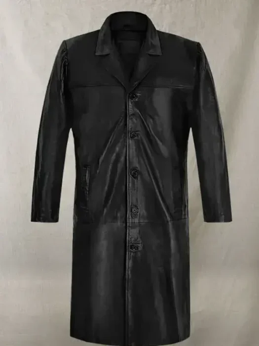 Al Pacino Insomnia Black Leather Coat