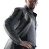 Avengers Age of Ultron Nick Fury Black Leather Jacket