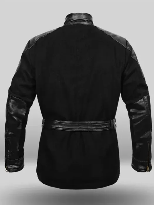 Avengers Age of Ultron Nick Fury Leather Jacket Back