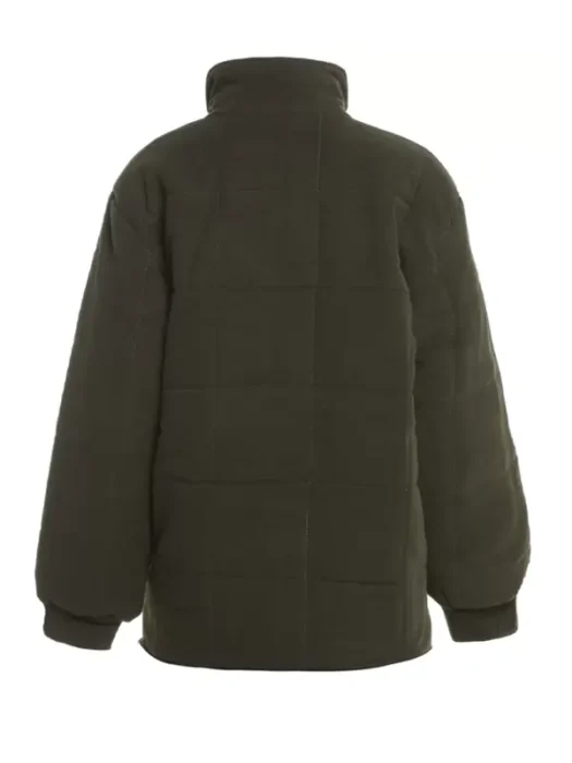 Bronte Moleskin Olive Jacket Back
