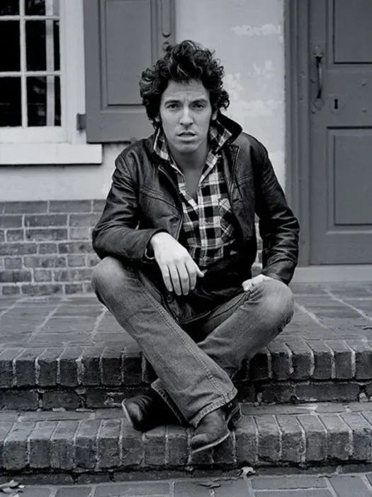 Bruce Springsteen Born to Run Autobiography Leather Trench Jacket